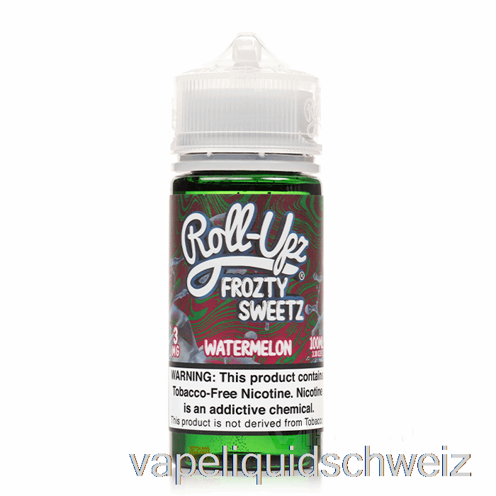 Wassermelonenpunsch-Eis - Saft Roll-upz - 100 Ml 0 Mg Vape Schweiz